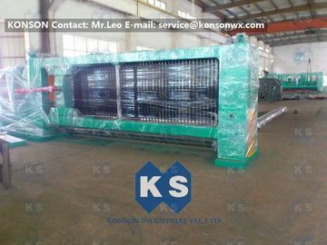 A linha de produção sextavada de Gabion da máquina de tecelagem da rede de fio com sobrecarga protege a embreagem